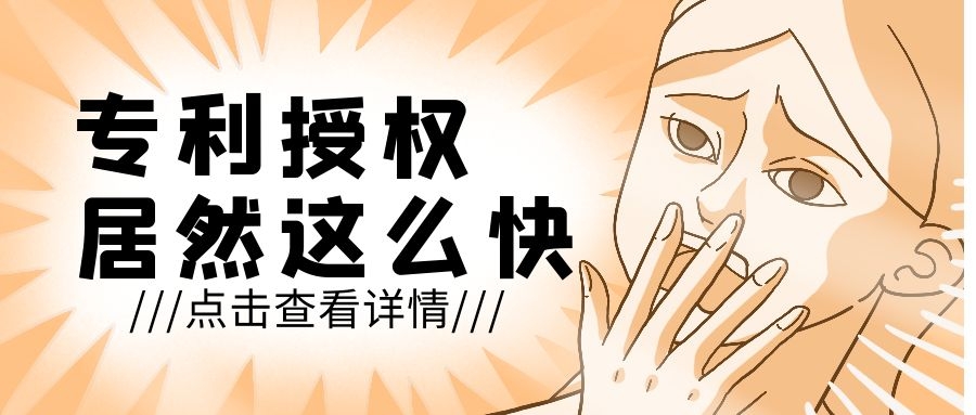 10個(gè)月獲得專利授權(quán)， 兩種途徑即刻了解……