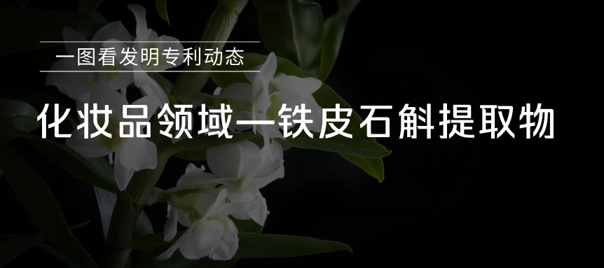  一圖看發(fā)明專利動態(tài)｜化妝品領域——鐵皮石斛提取物